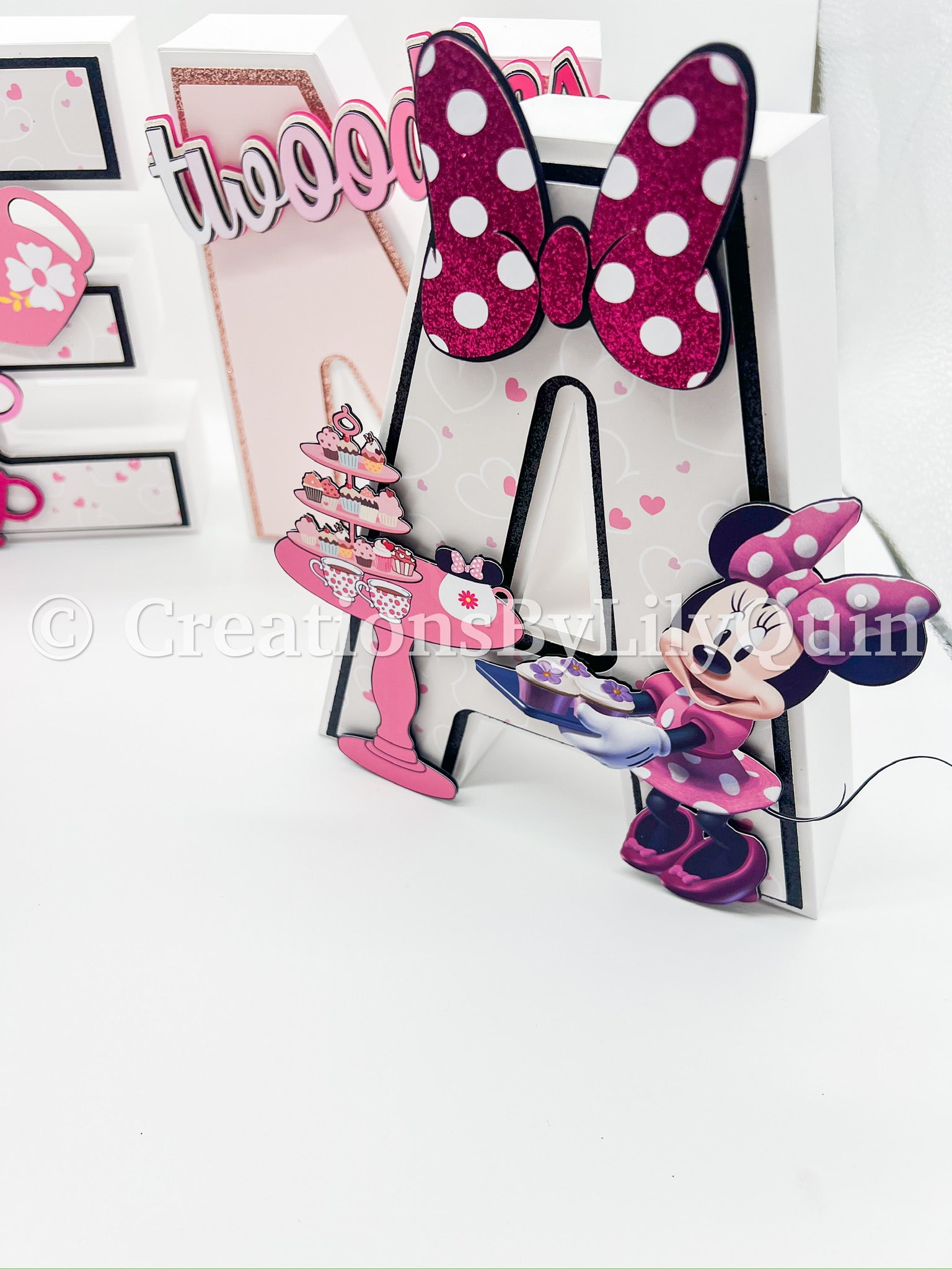 MOUSE 3D LETTERS 6"