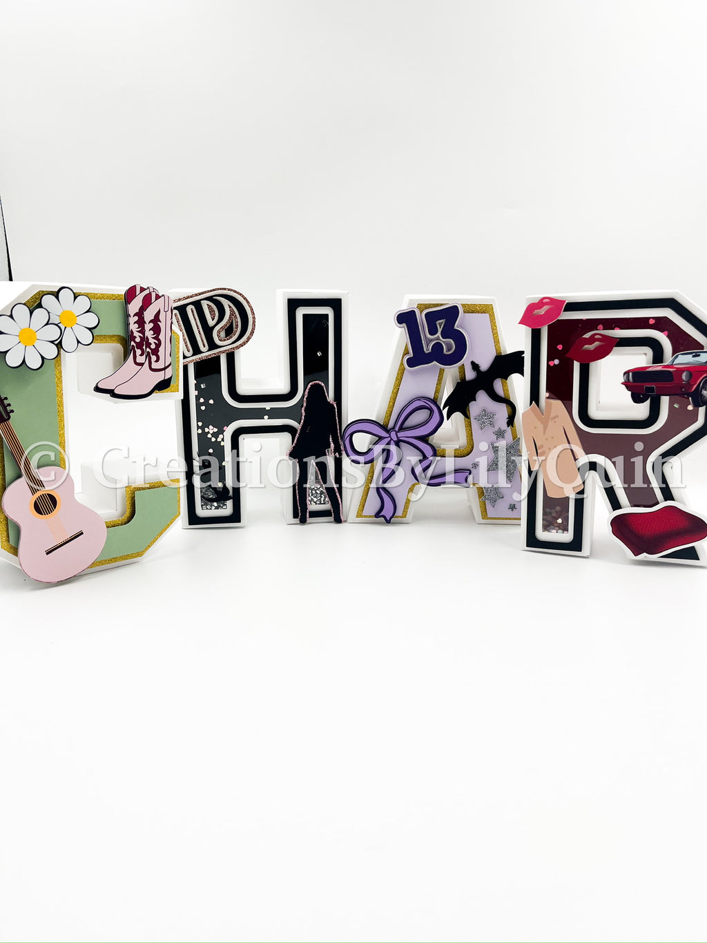 ERAS 3D LETTERS 8"