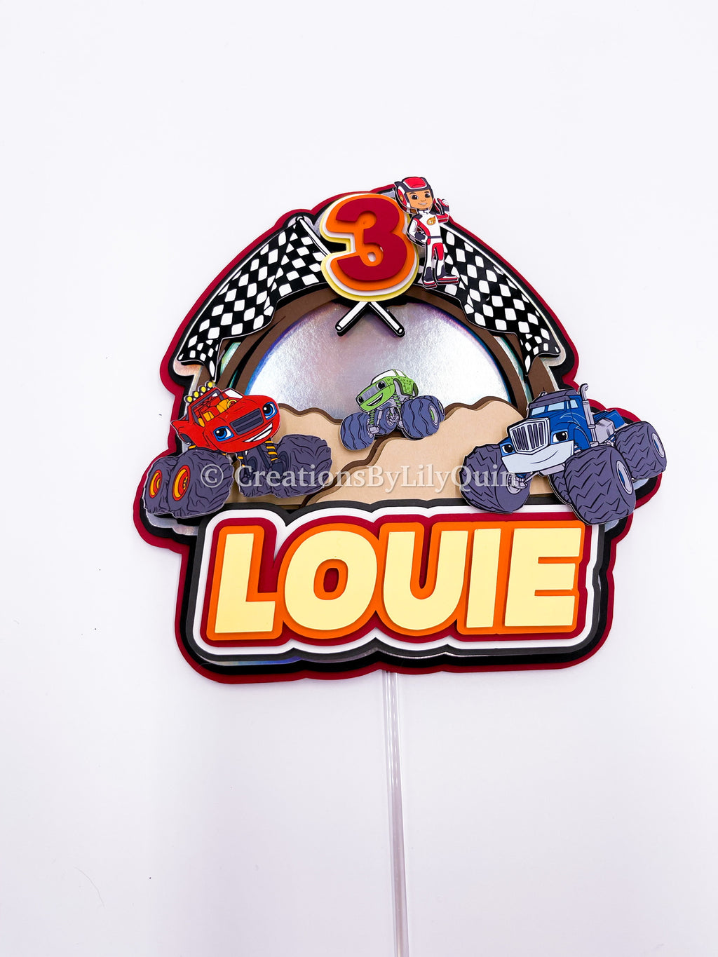 CUSTOM 3D CAKE TOPPER