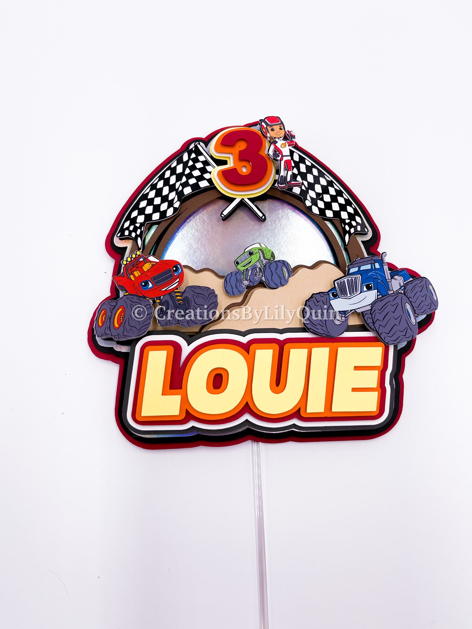 CUSTOM 3D CAKE TOPPER