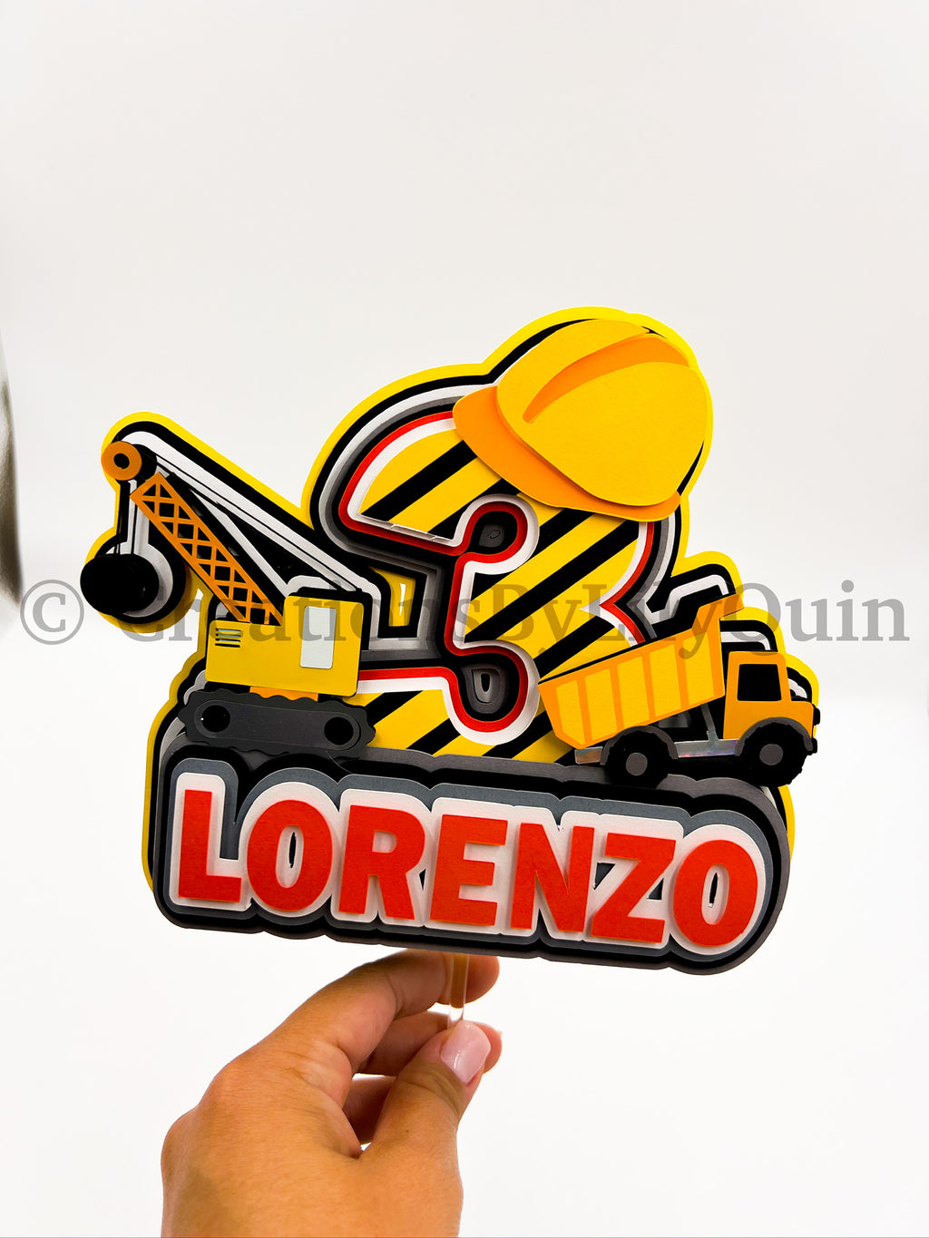 CUSTOM 3D CAKE TOPPER