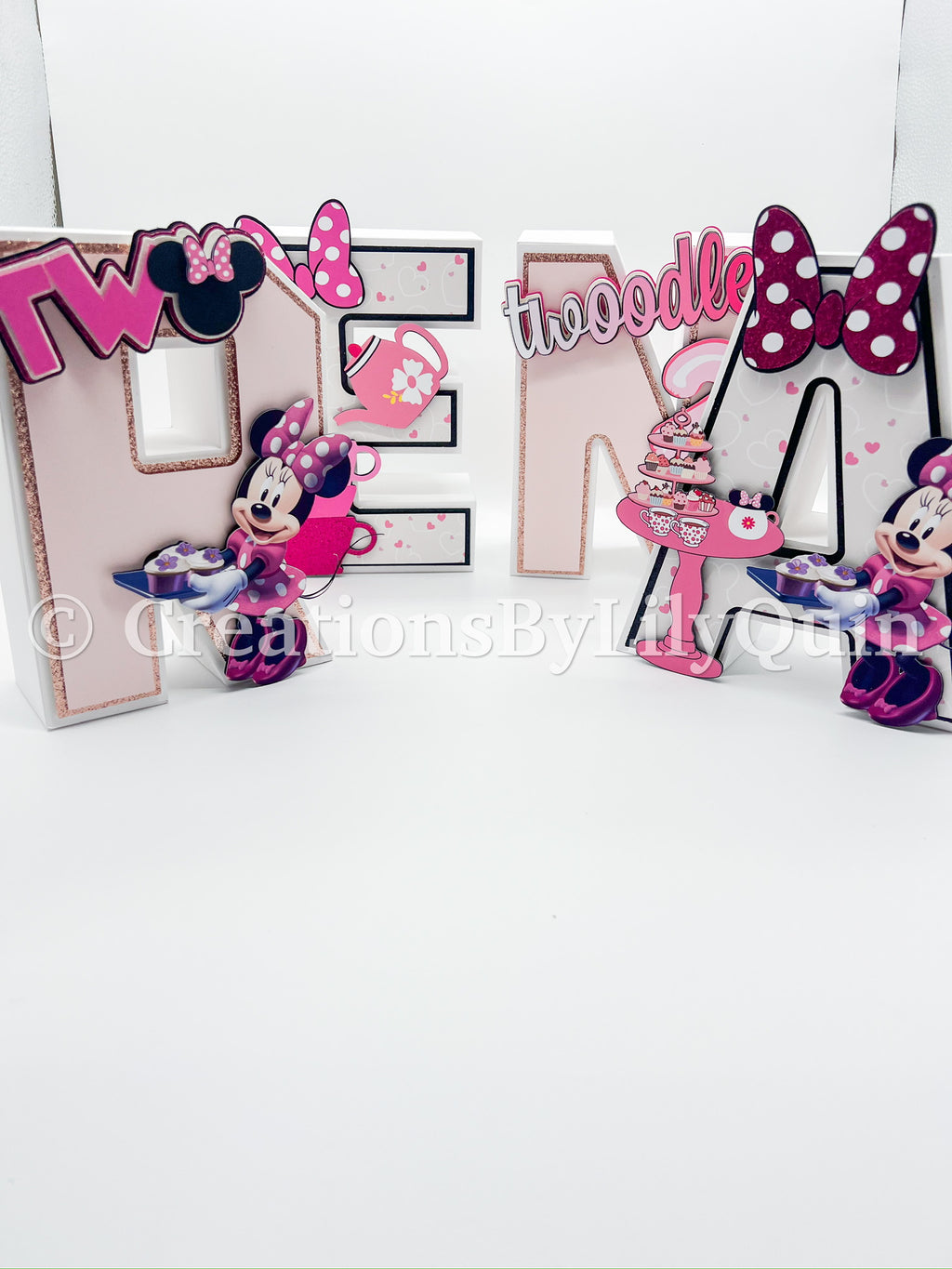 MOUSE 3D LETTERS 6"