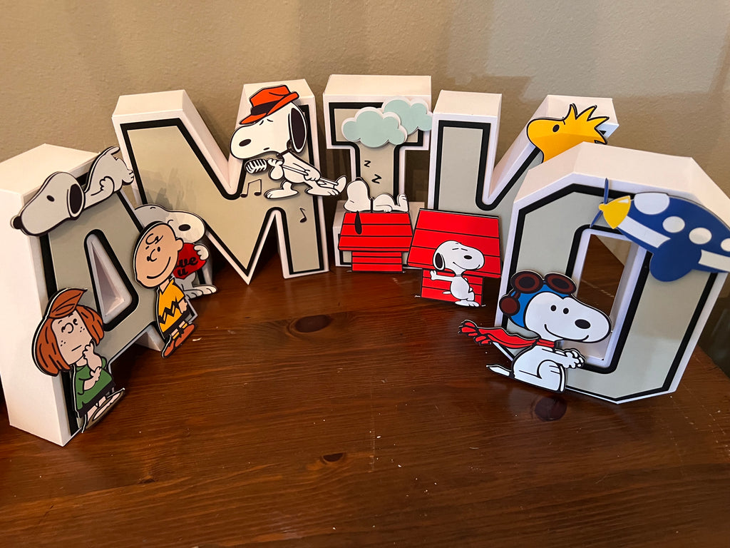 CHARLIE 3D LETTERS 8"
