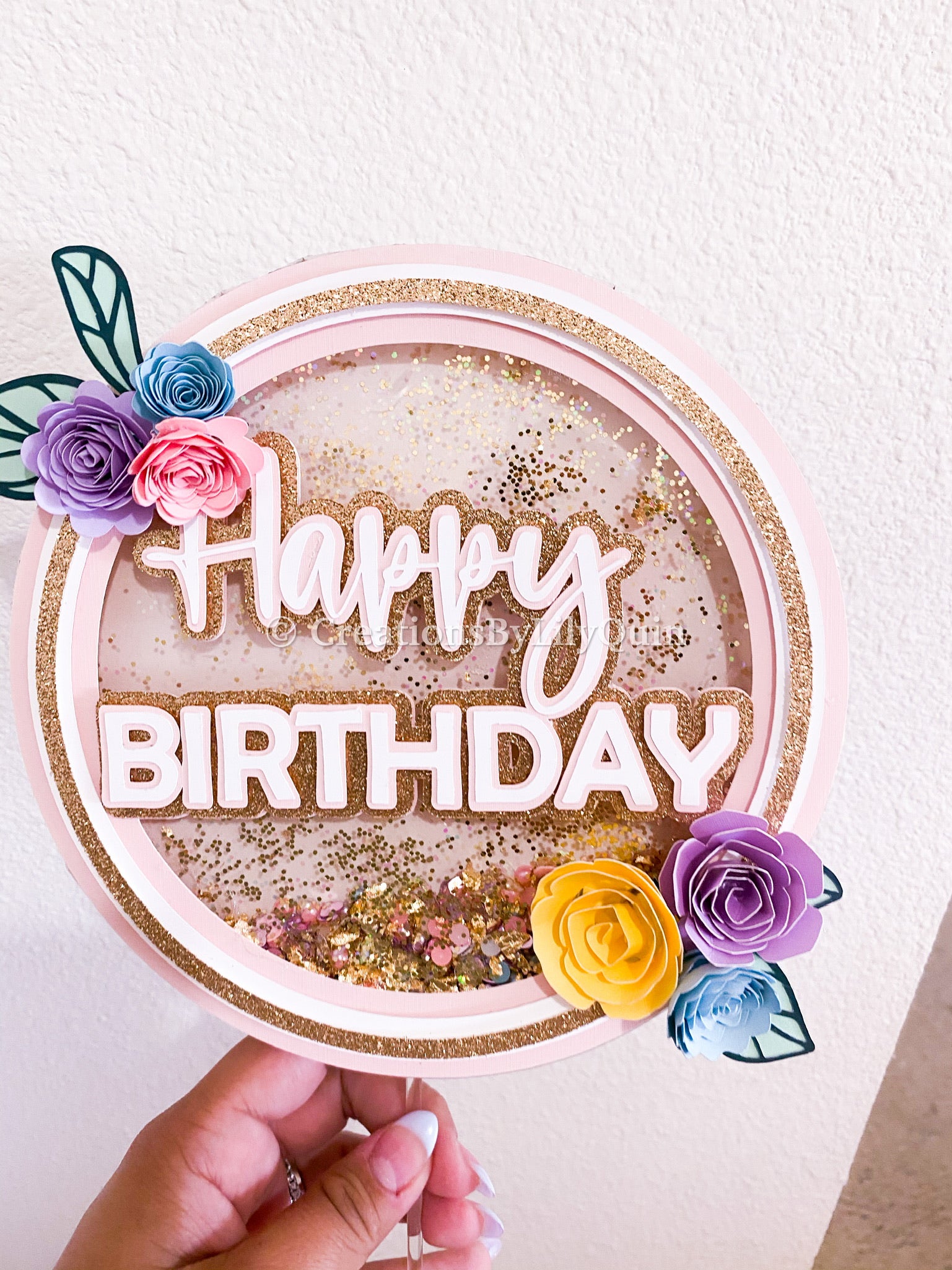 CUSTOM 3D CAKE TOPPER SHAKER