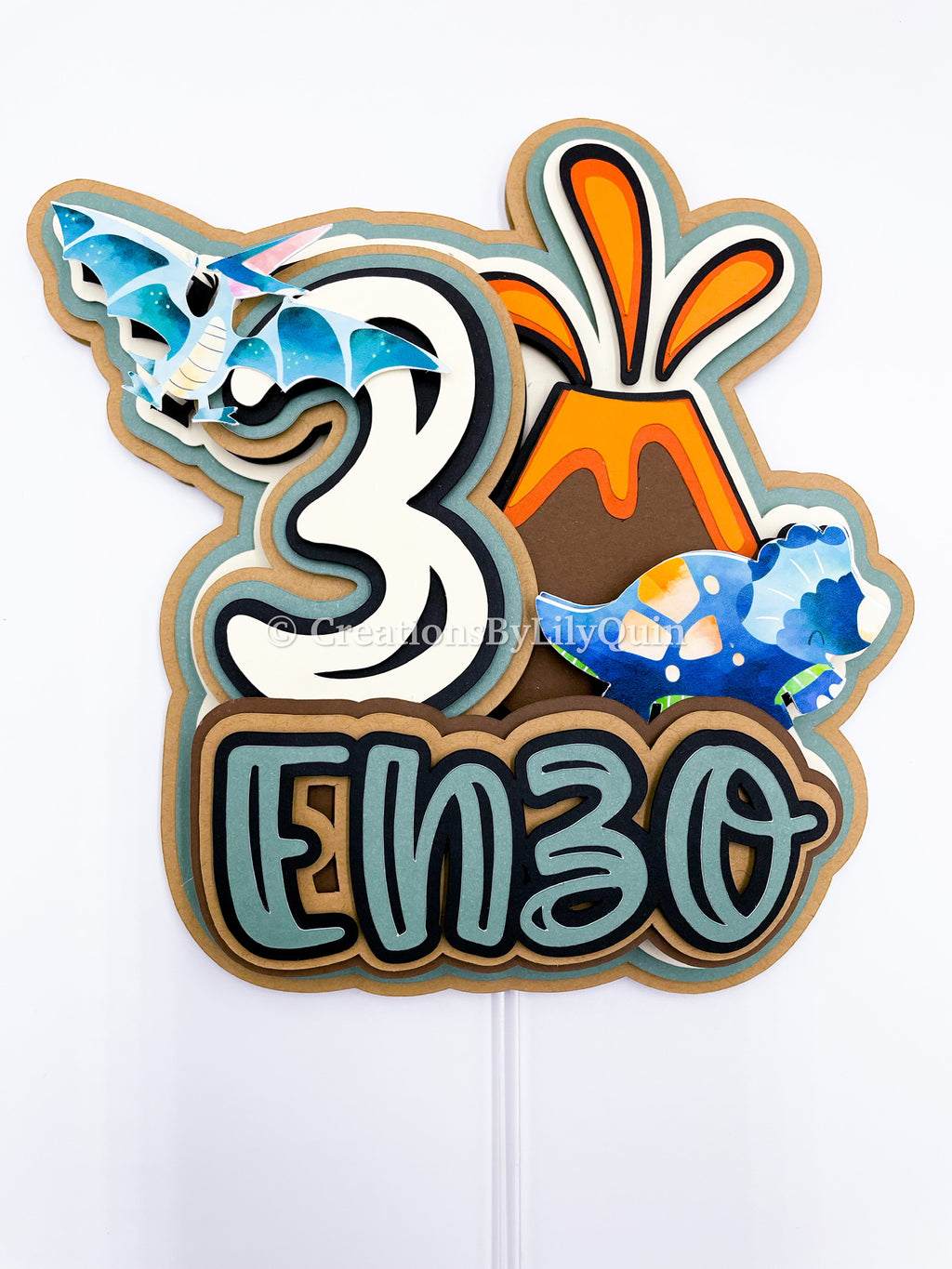 CUSTOM 3D CAKE TOPPER