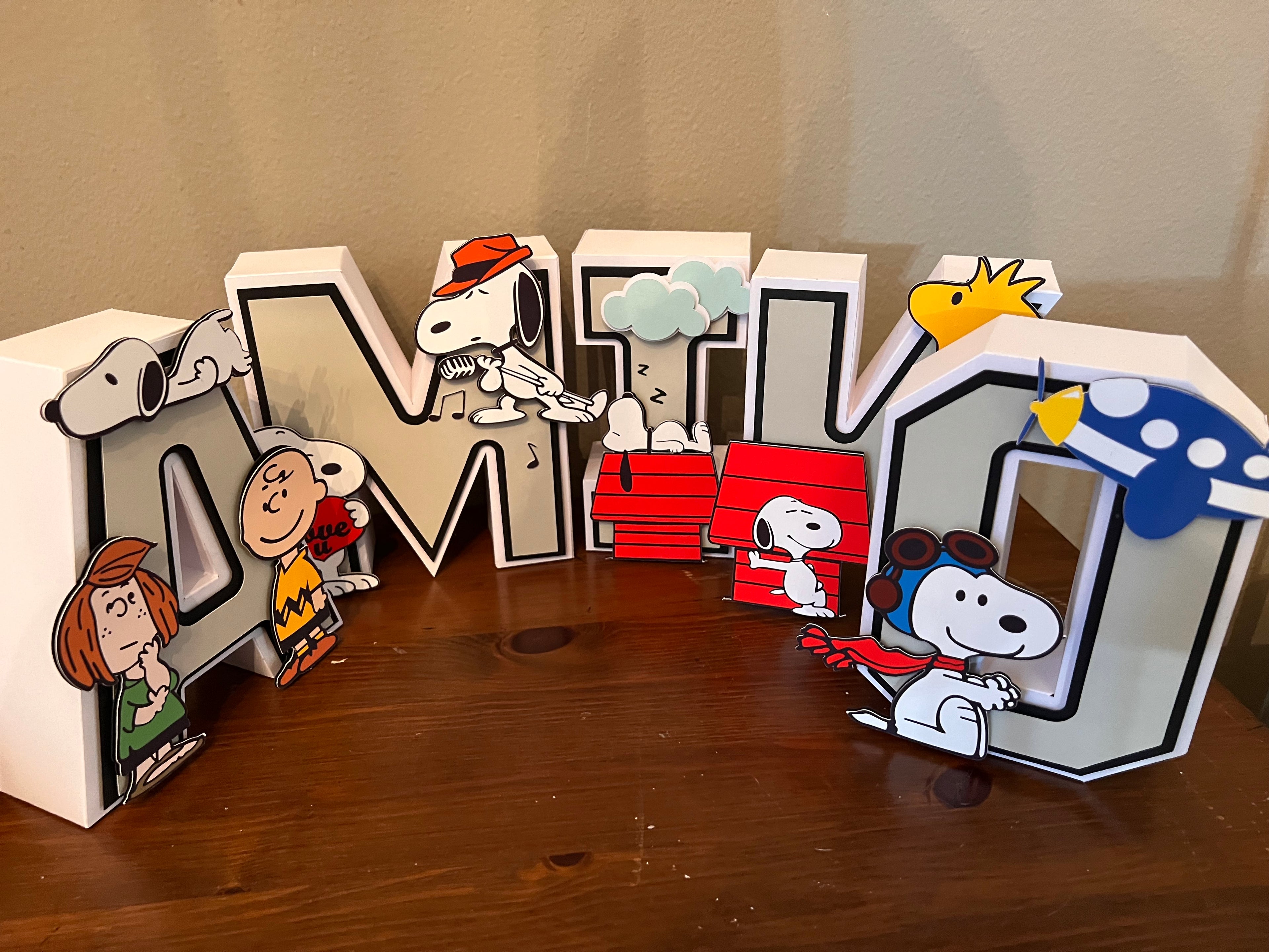 CHARLIE 3D LETTERS 8"