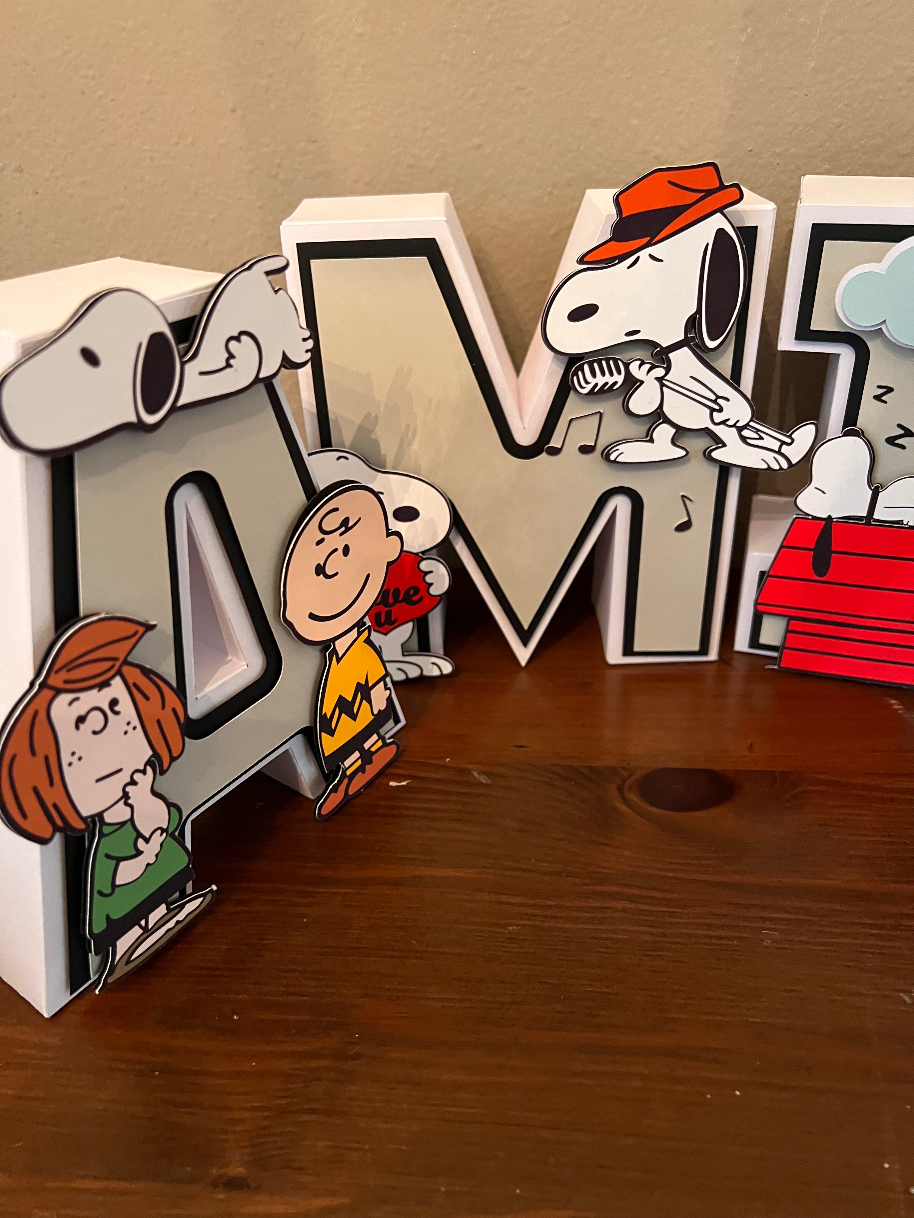 CHARLIE 3D LETTERS 8"