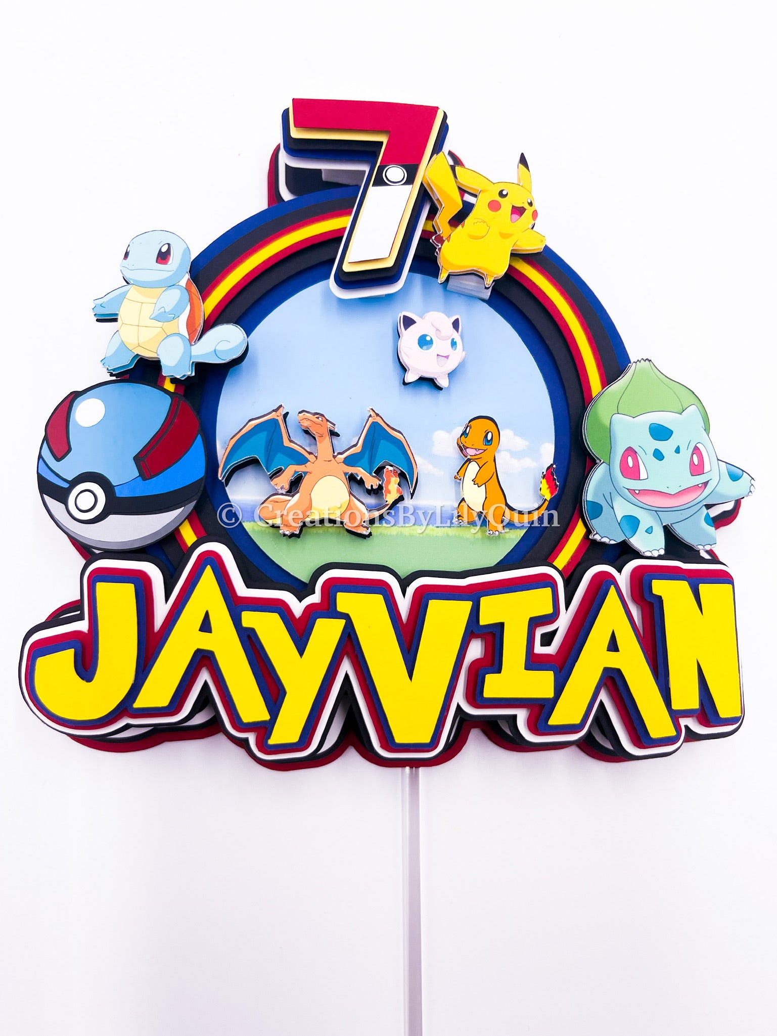 CUSTOM 3D CAKE TOPPER