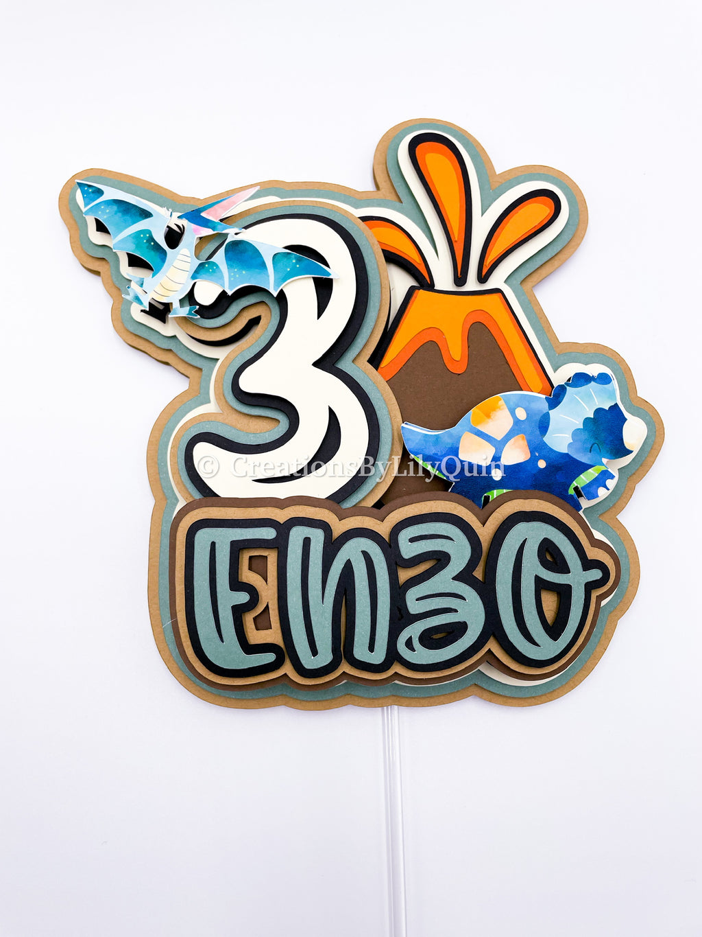 CUSTOM 3D CAKE TOPPER