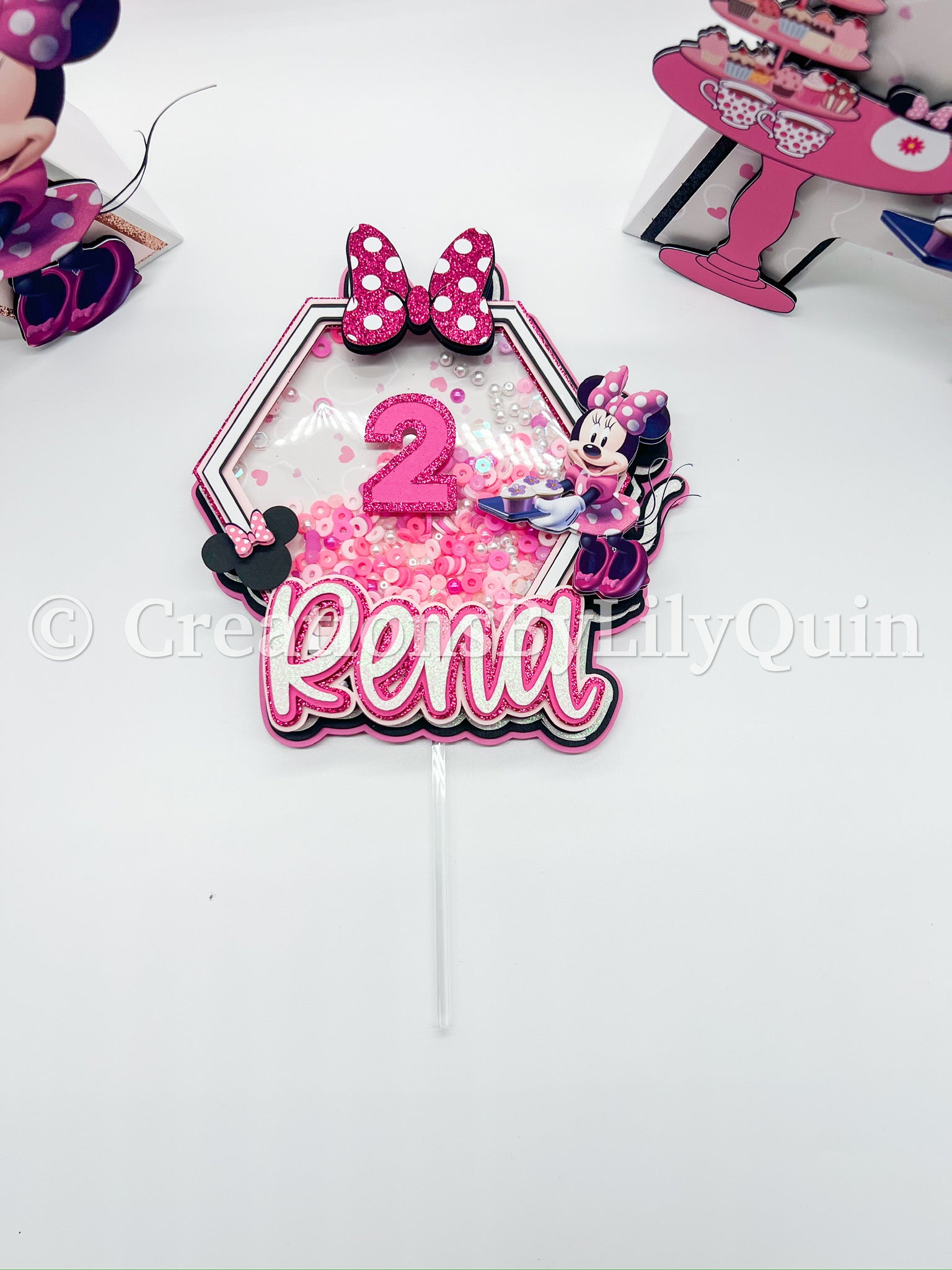 CUSTOM 3D CAKE TOPPER SHAKER