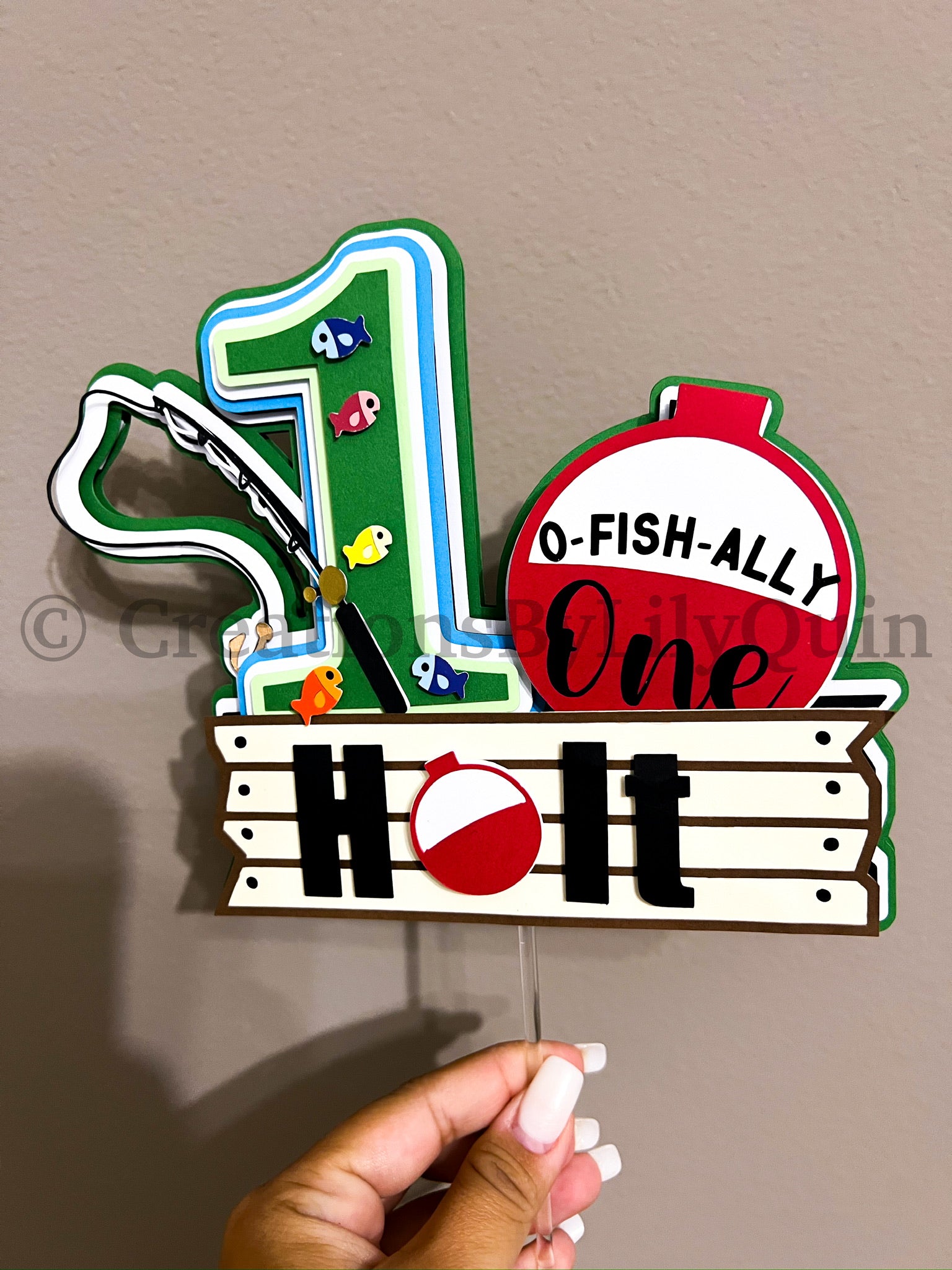 CUSTOM 3D CAKE TOPPER