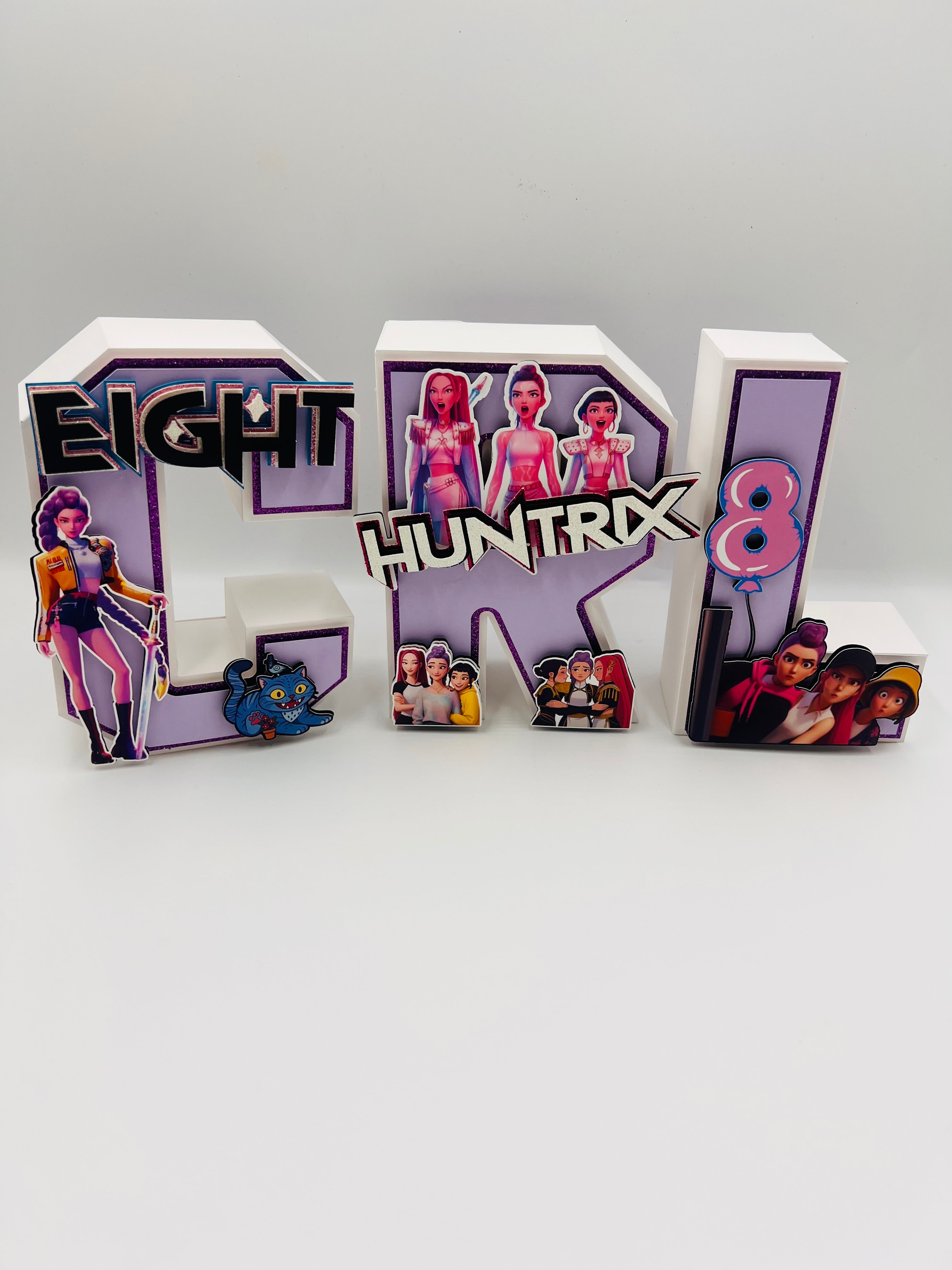 GOLDEN 3D LETTERS 6"
