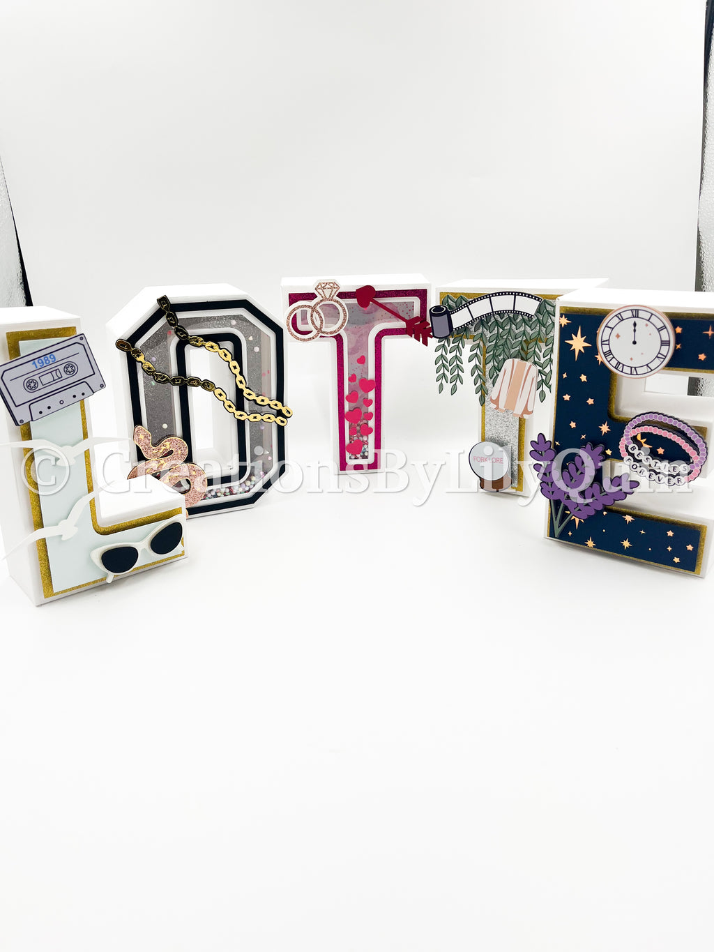ERAS 3D LETTERS 8"