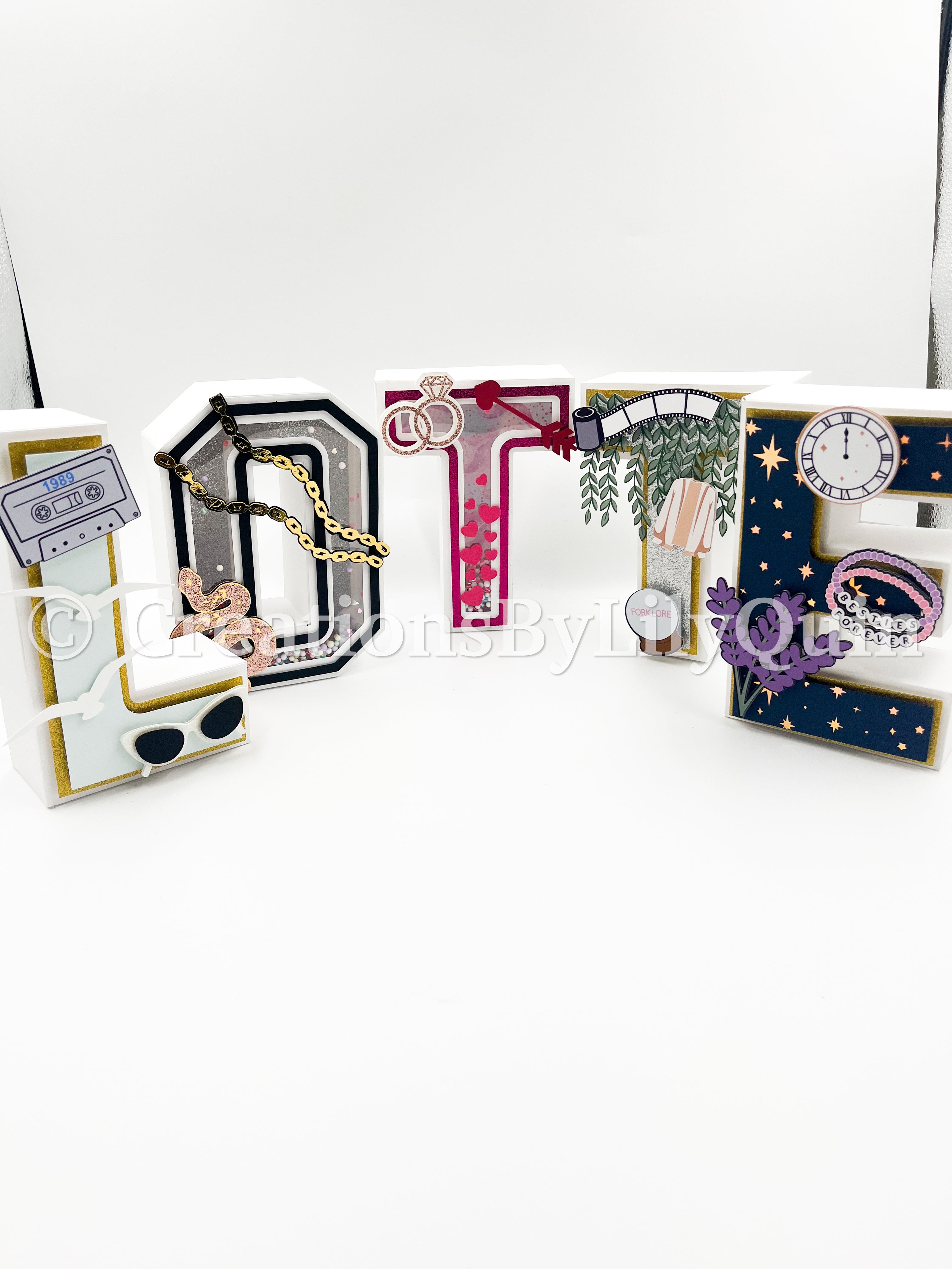 ERAS 3D LETTERS 6"