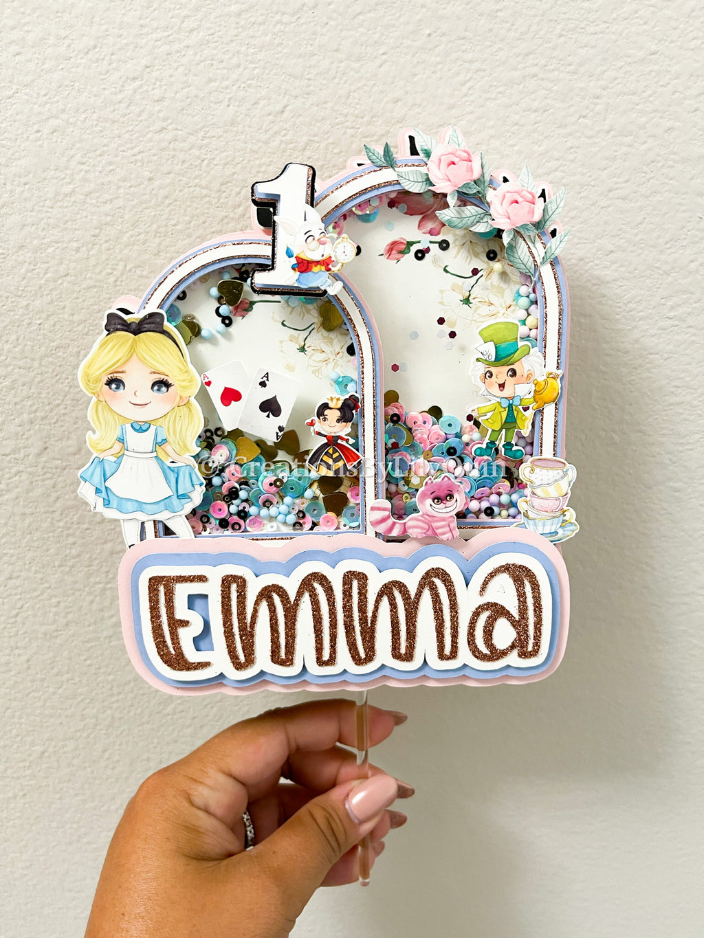 CUSTOM 3D CAKE TOPPER SHAKER