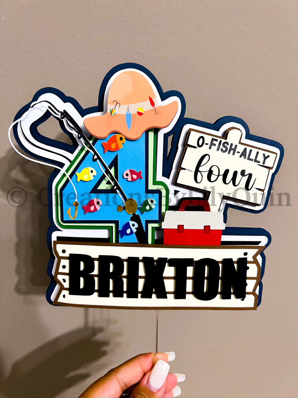 CUSTOM 3D CAKE TOPPER