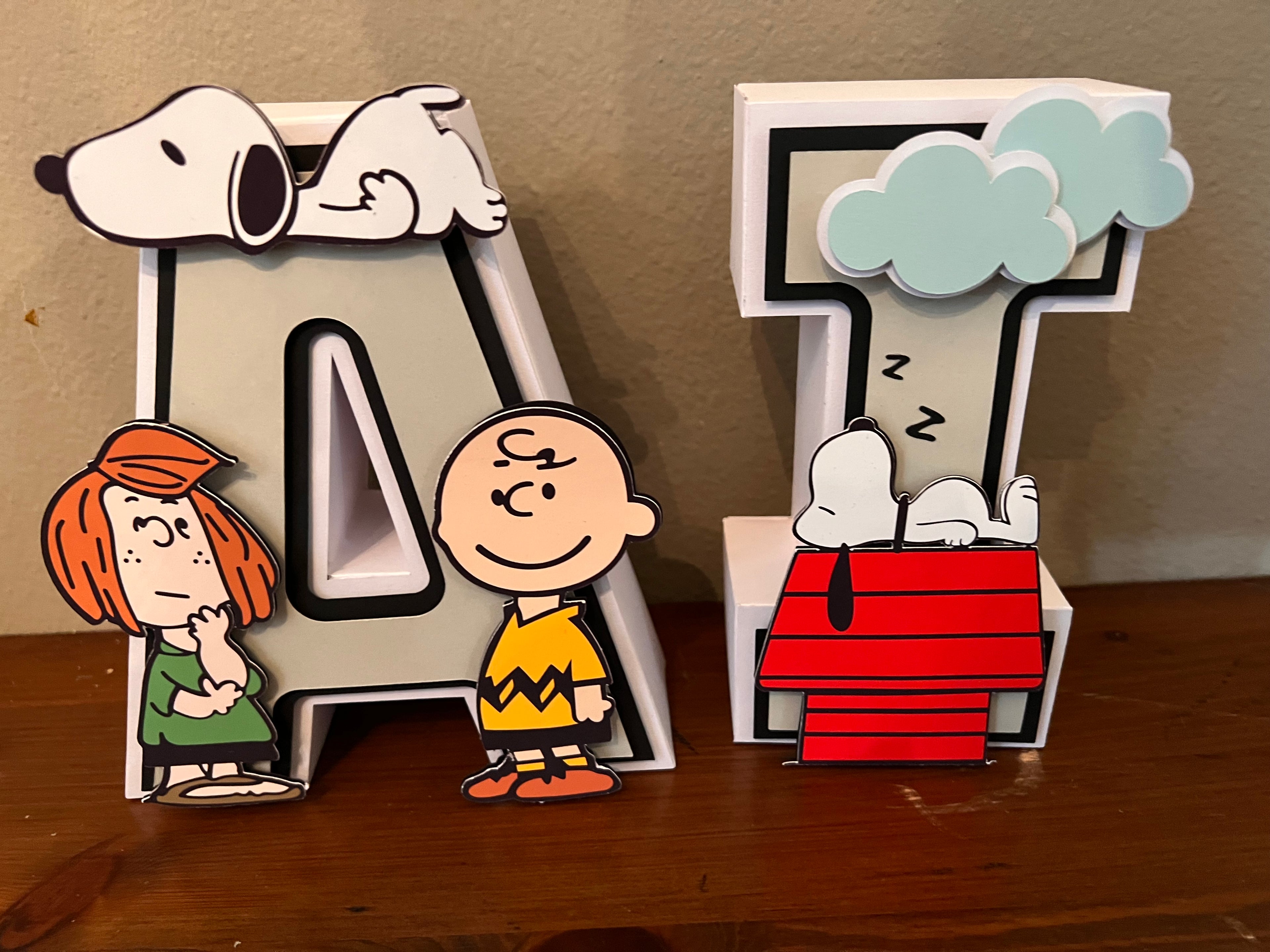 CHARLIE 3D LETTERS 8"