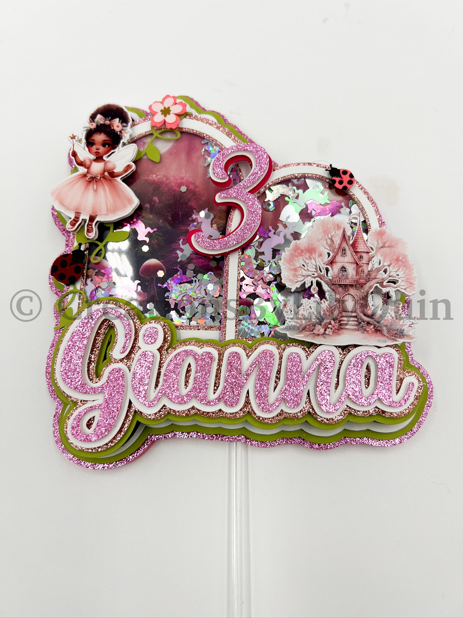 CUSTOM 3D CAKE TOPPER SHAKER