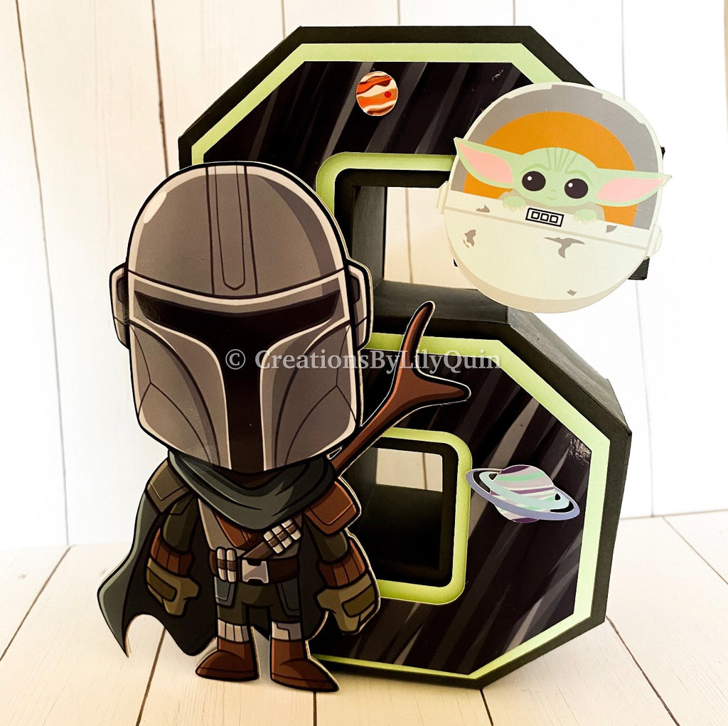 STARS 3D LETTERS 8"