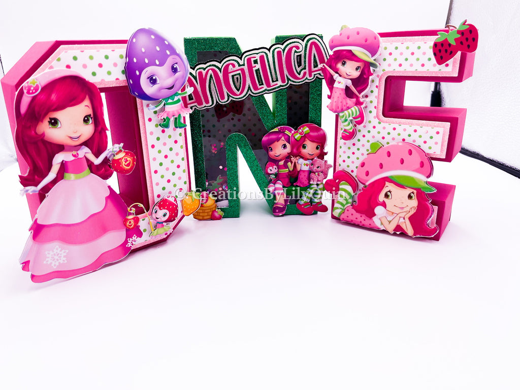 BERRY 3D LETTERS 6"