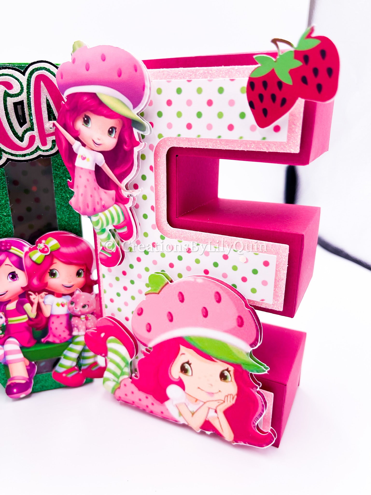 BERRY 3D LETTERS 6"
