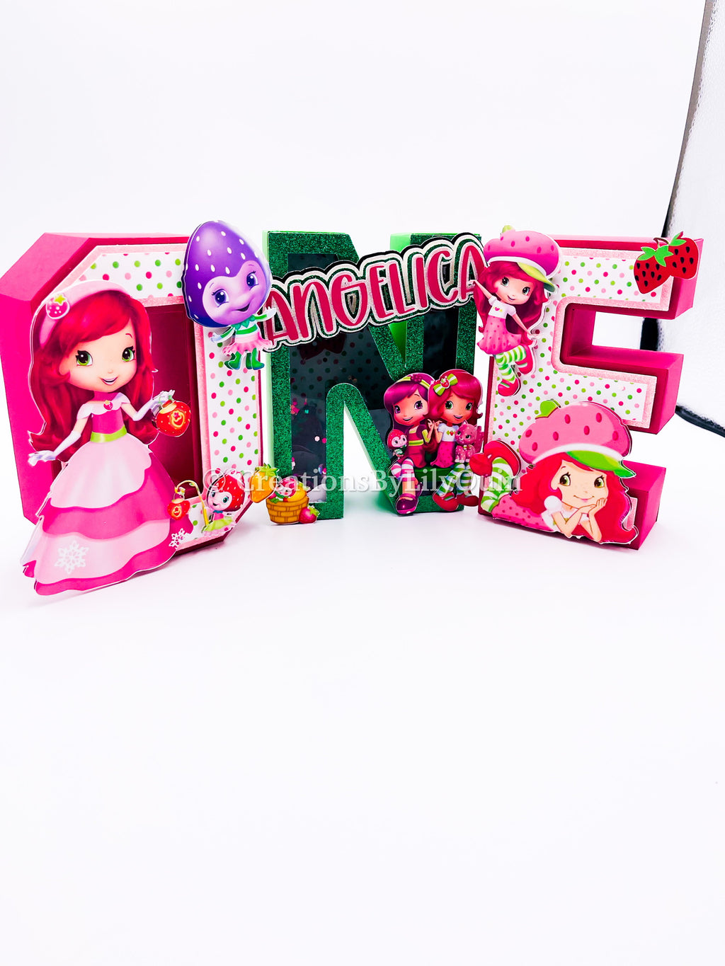 BERRY 3D LETTERS 6"
