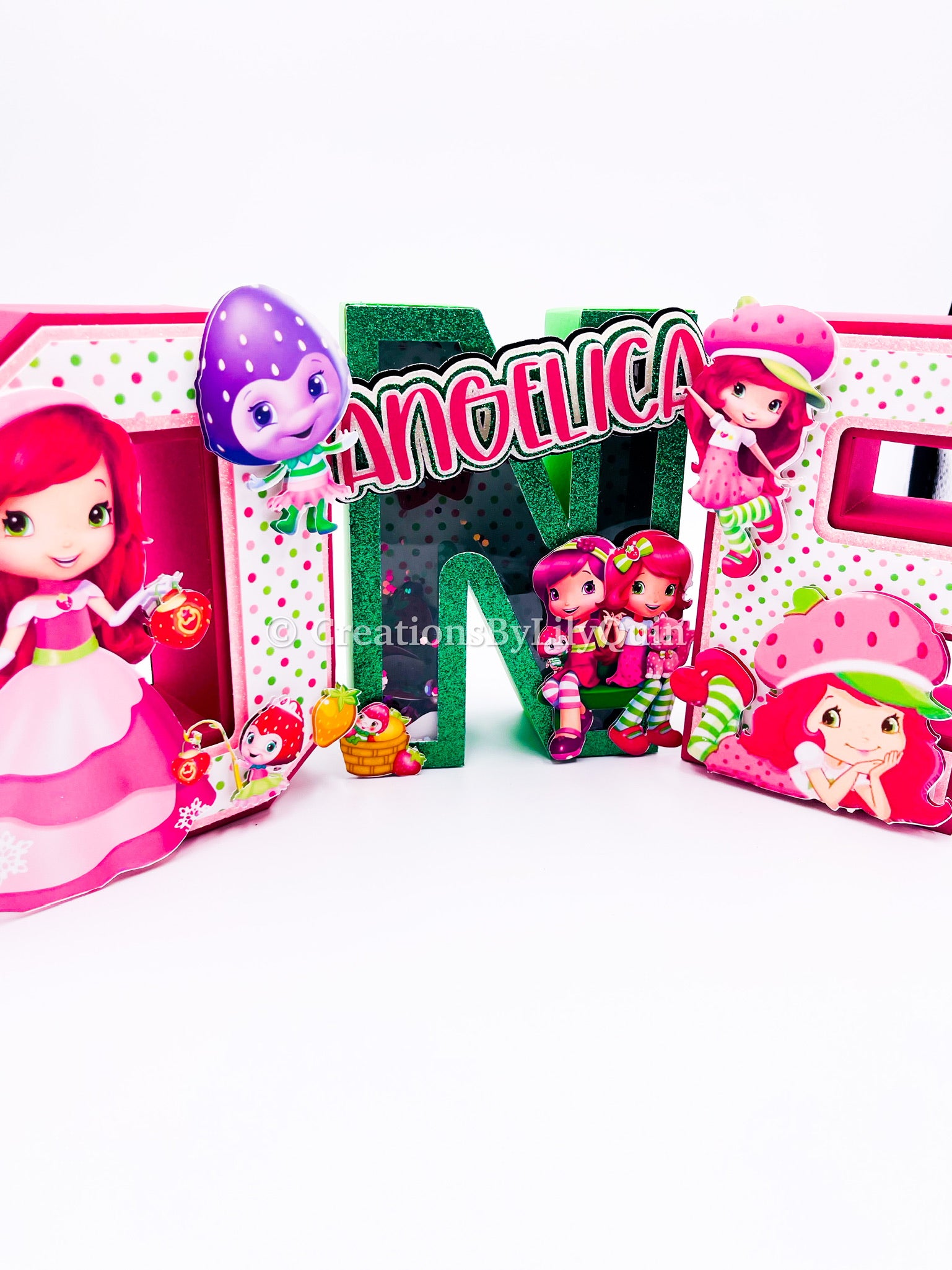 BERRY 3D LETTERS 6"